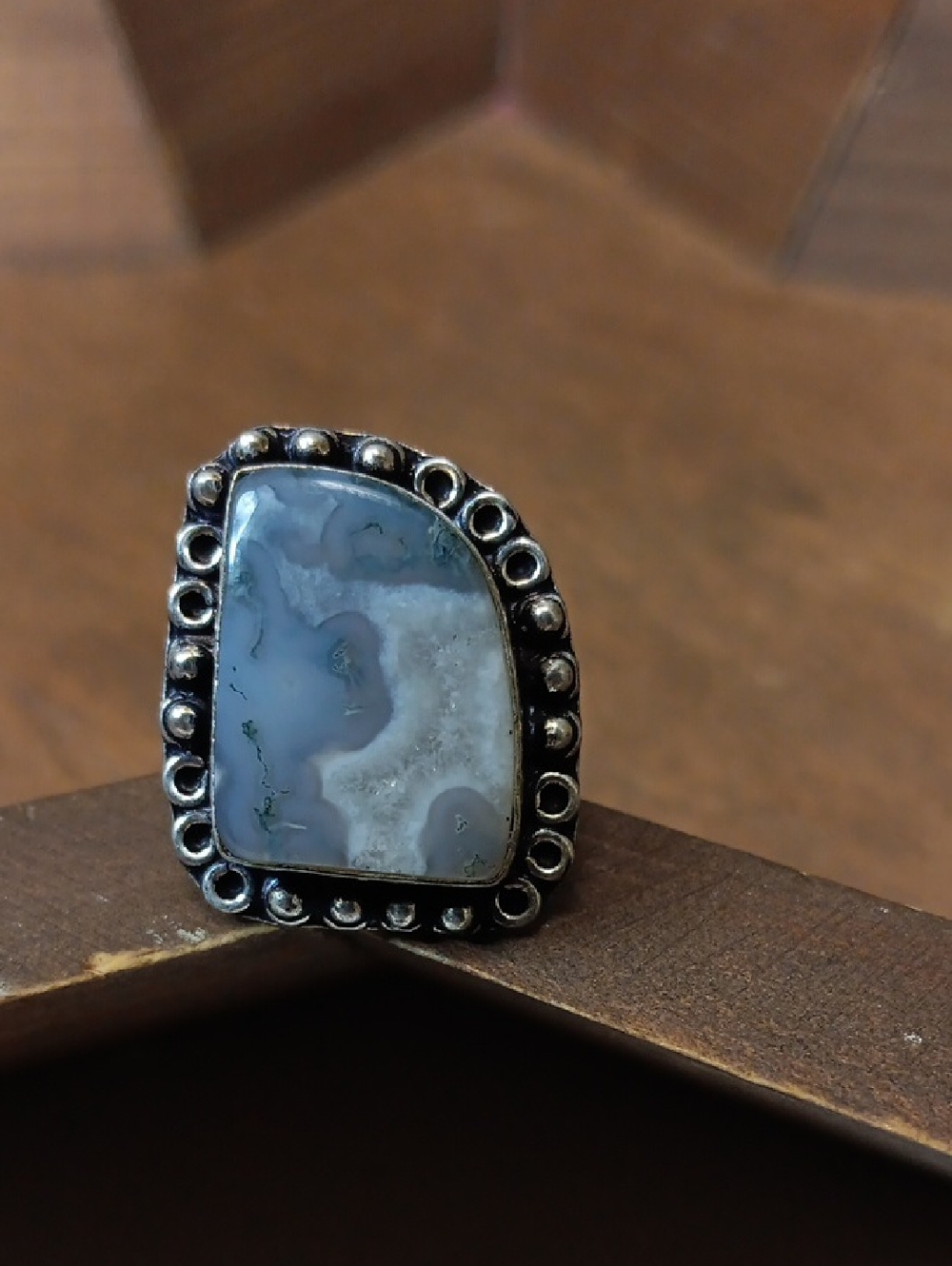 ⚡️3 for $24⚡️ Blue Agate Statement Ring